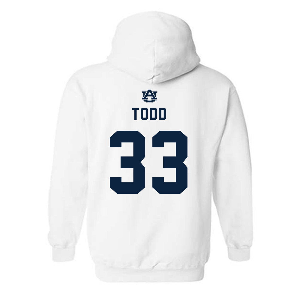 Auburn - NCAA Football : Kamari Todd - Replica Shersey Hooded Sweatshirt-1