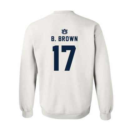 Auburn - NCAA Football : Byrum Brown - Replica Shersey Crewneck Sweatshirt-1