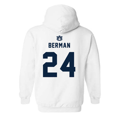 Auburn - NCAA Men's Basketball : Lior Berman - Replica Shersey Hooded Sweatshirt