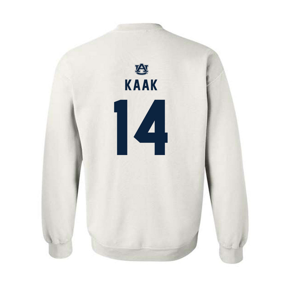 Auburn - NCAA Football : Hudson Kaak - Replica Shersey Crewneck Sweatshirt-1