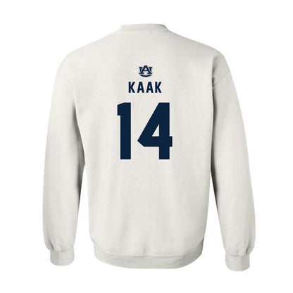Auburn - NCAA Football : Hudson Kaak - Replica Shersey Crewneck Sweatshirt-1