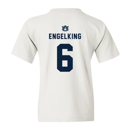 Auburn - NCAA Women's Soccer : Holly Engelking - Replica Shersey Youth T-Shirt-1