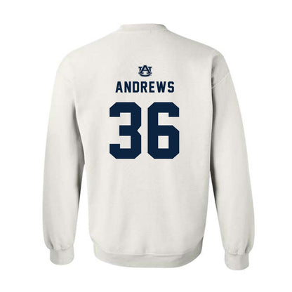 Auburn - NCAA Football : Stuart Andrews - Replica Shersey Crewneck Sweatshirt-1