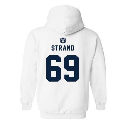 Auburn - NCAA Football : Jacob Strand - Replica Shersey Hooded Sweatshirt-1