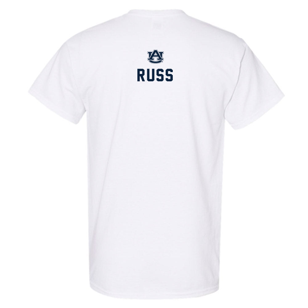 Auburn - NCAA Men's Swimming & Diving : Warner Russ - Replica Shersey T-Shirt-1