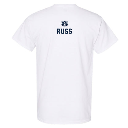 Auburn - NCAA Men's Swimming & Diving : Warner Russ - Replica Shersey T-Shirt-1
