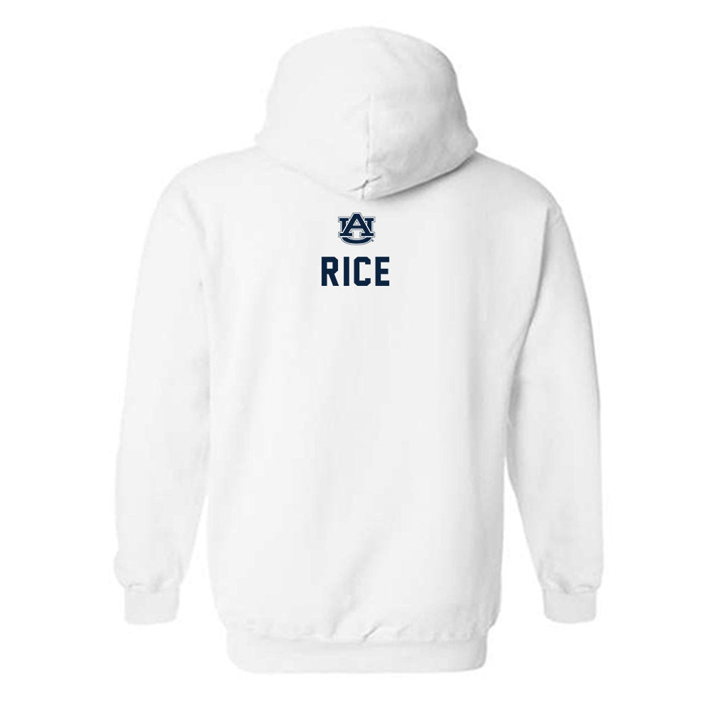 Auburn - NCAA Men's Swimming & Diving : Mike Rice - Replica Shersey Hooded Sweatshirt-1