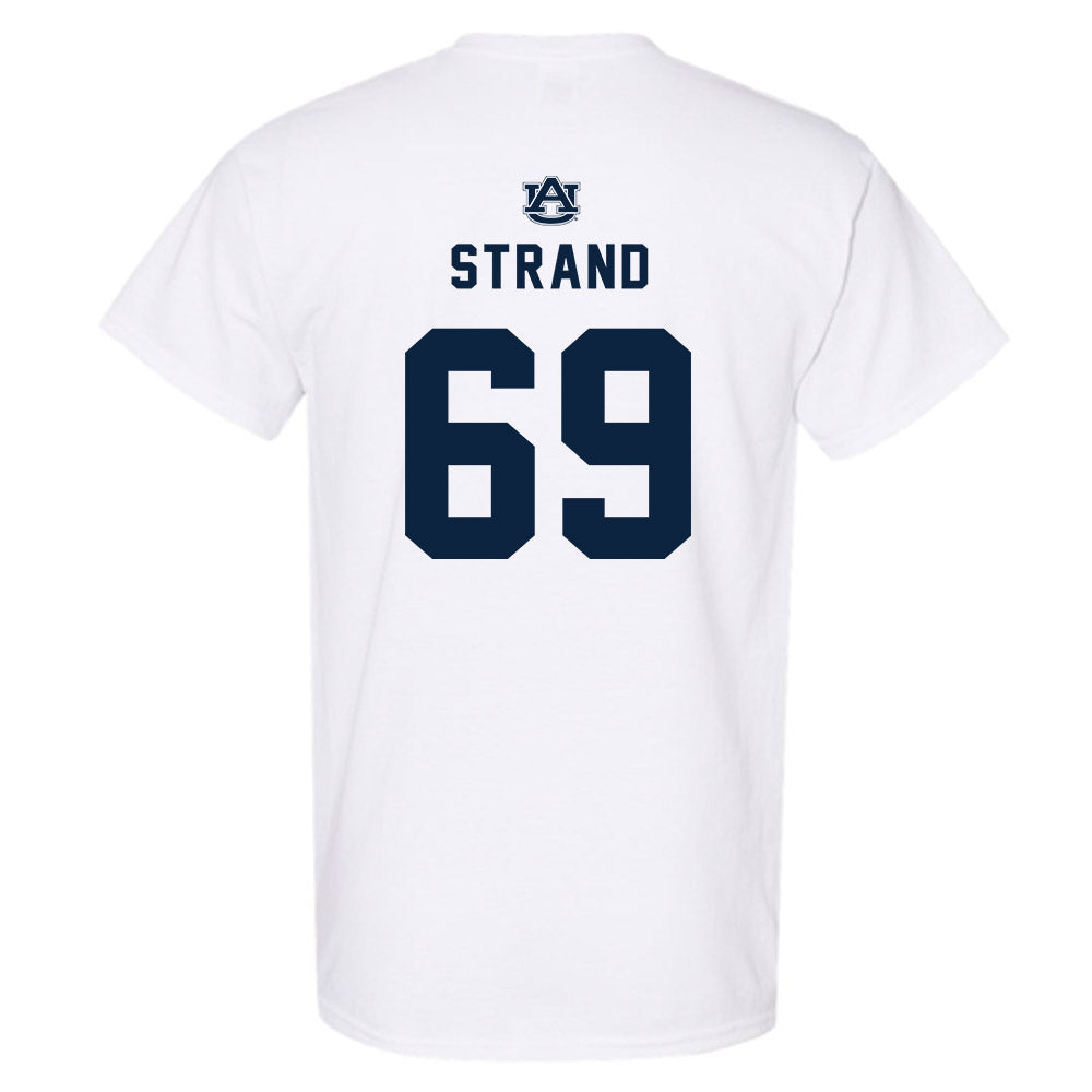 Auburn - NCAA Football : Jacob Strand - Replica Shersey T-Shirt-1