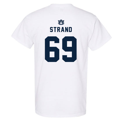 Auburn - NCAA Football : Jacob Strand - Replica Shersey T-Shirt-1