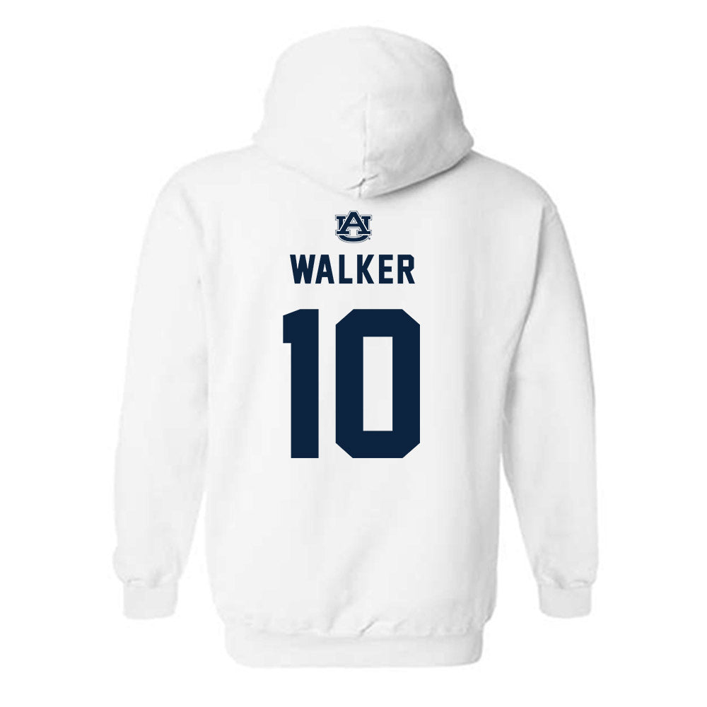 Auburn - NCAA Men's Basketball : Simon Walker - Replica Shersey Hooded Sweatshirt-1