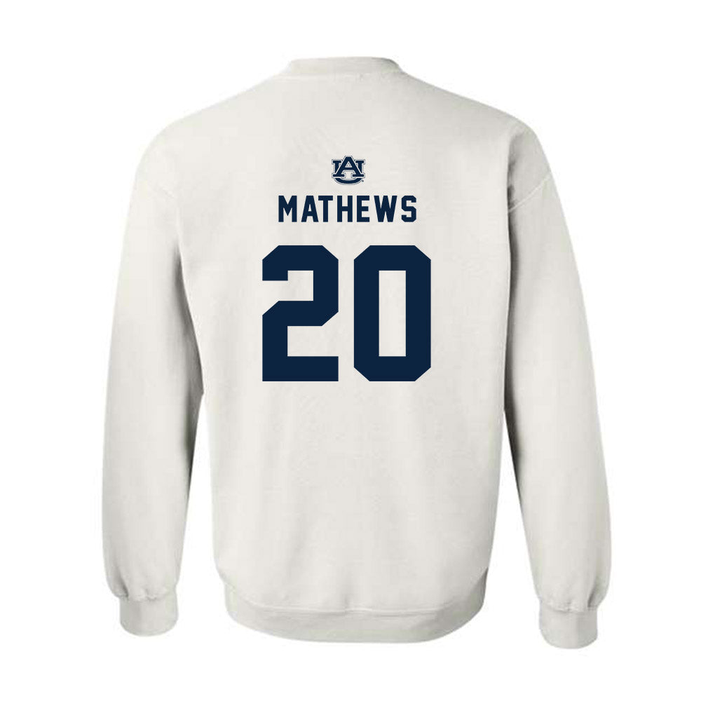 Auburn - NCAA Football : Jacoby Mathews - Replica Shersey Crewneck Sweatshirt-1
