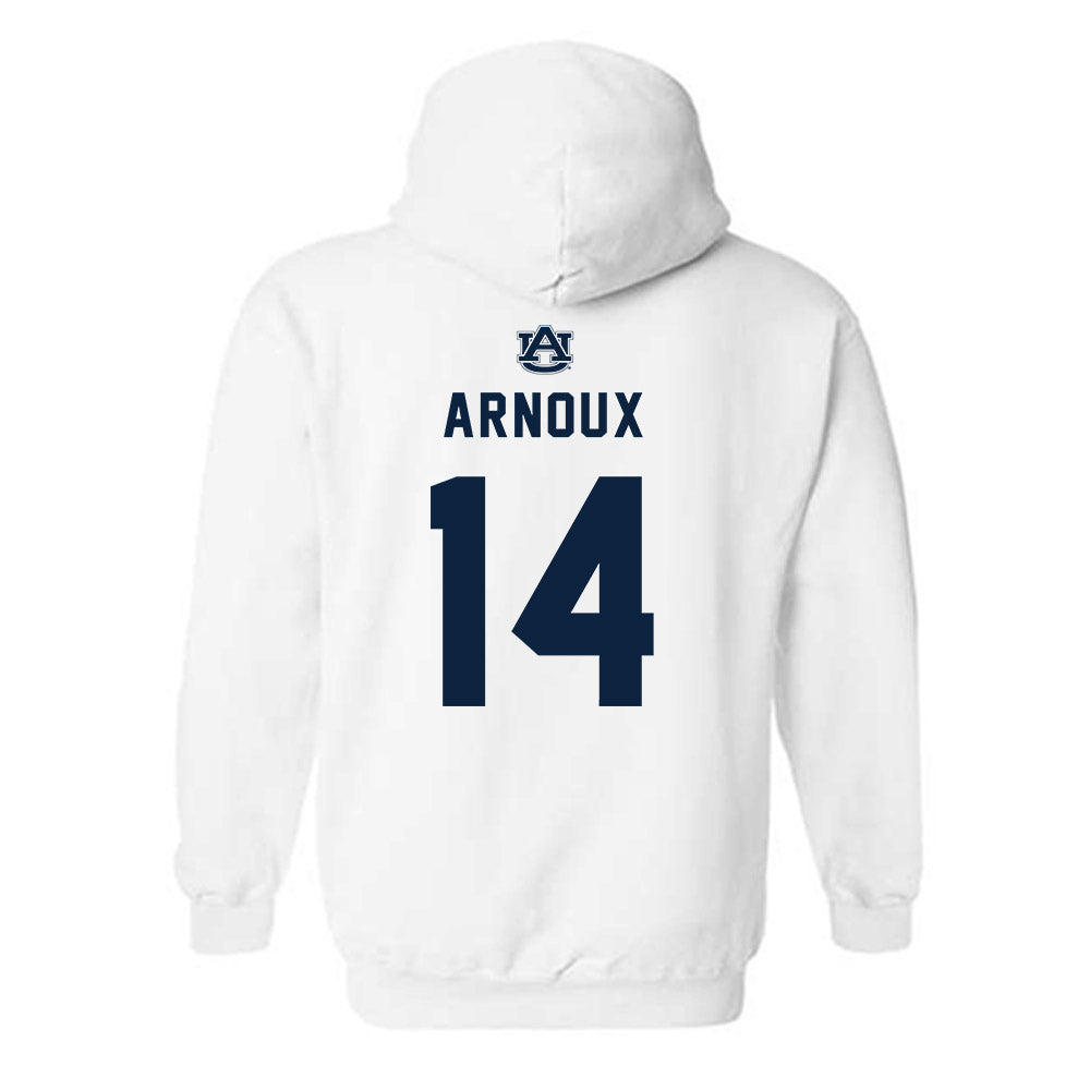 Auburn - NCAA Football : Shamar Arnoux - Replica Shersey Hooded Sweatshirt-1