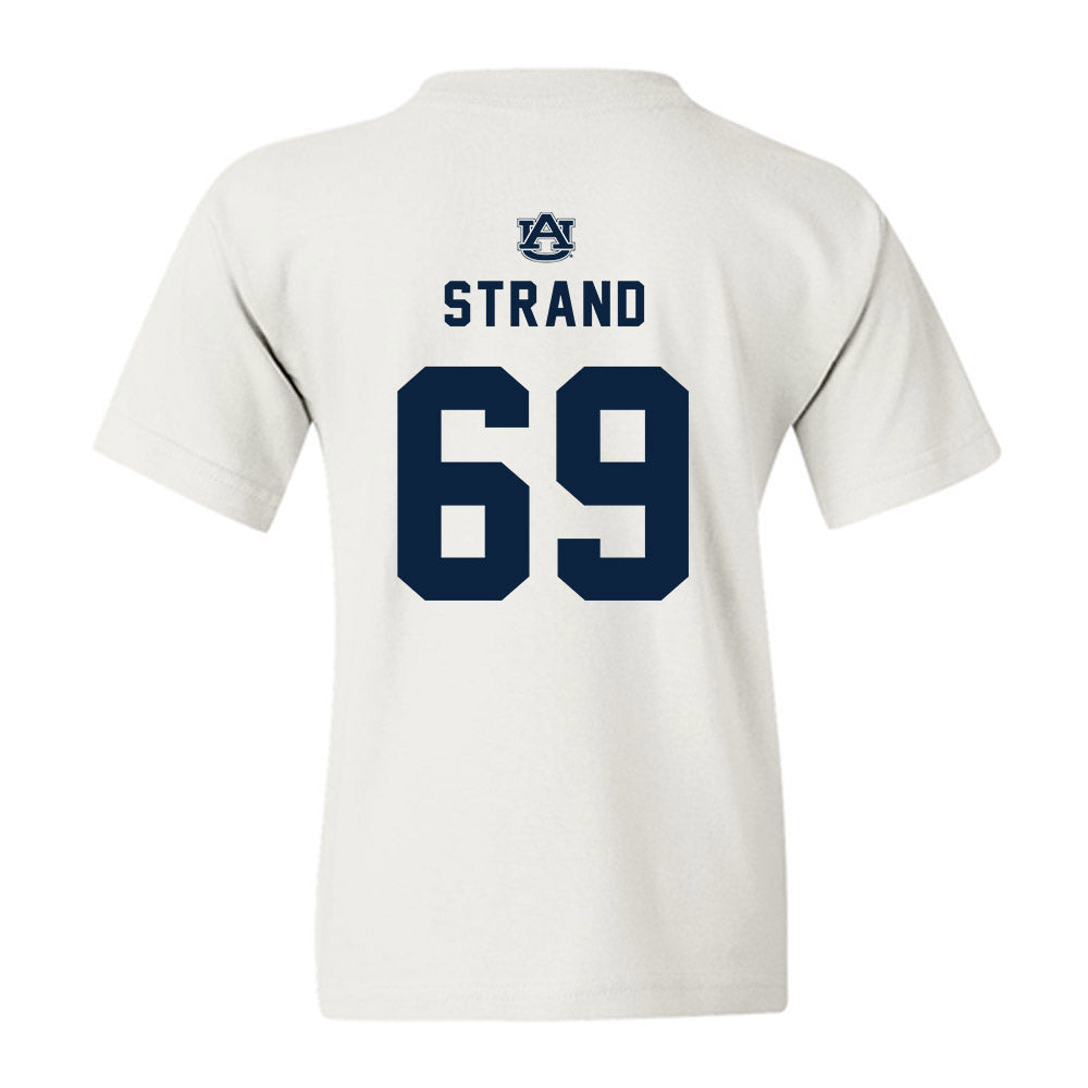 Auburn - NCAA Football : Jacob Strand - Replica Shersey Youth T-Shirt-1