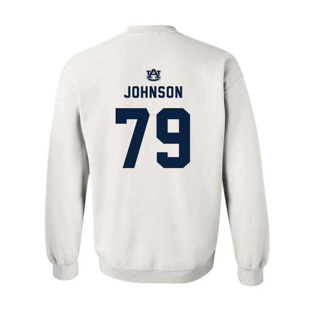 Auburn - NCAA Football : Tyler Johnson - Replica Shersey Crewneck Sweatshirt-1