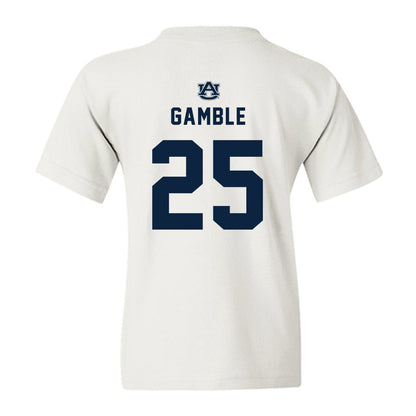 Auburn - NCAA Football : Cole Gamble - Replica Shersey Youth T-Shirt-1