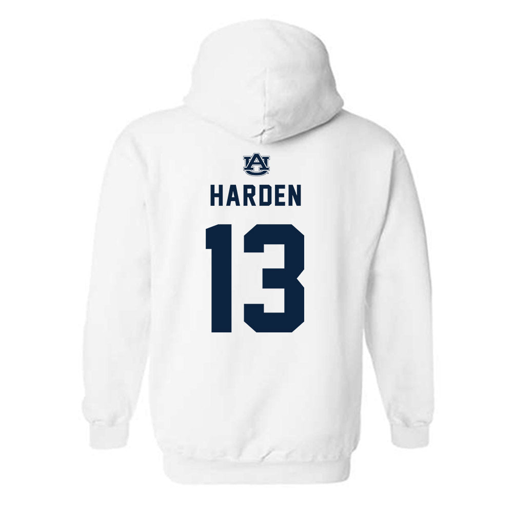 Auburn - NCAA Baseball : Ethan Harden - Replica Shersey Hooded Sweatshirt-1