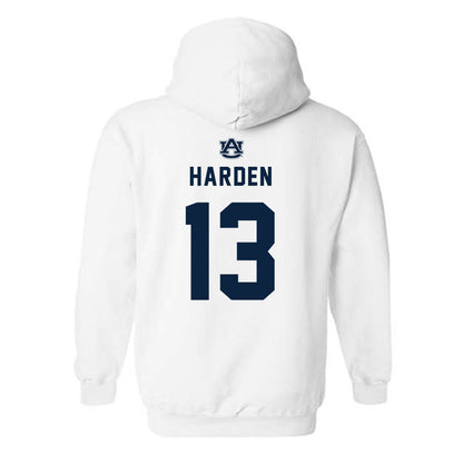 Auburn - NCAA Baseball : Ethan Harden - Replica Shersey Hooded Sweatshirt-1