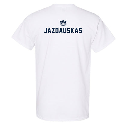 Auburn - NCAA Men's Swimming & Diving : Rokas Jazdauskas - Replica Shersey T-Shirt-1