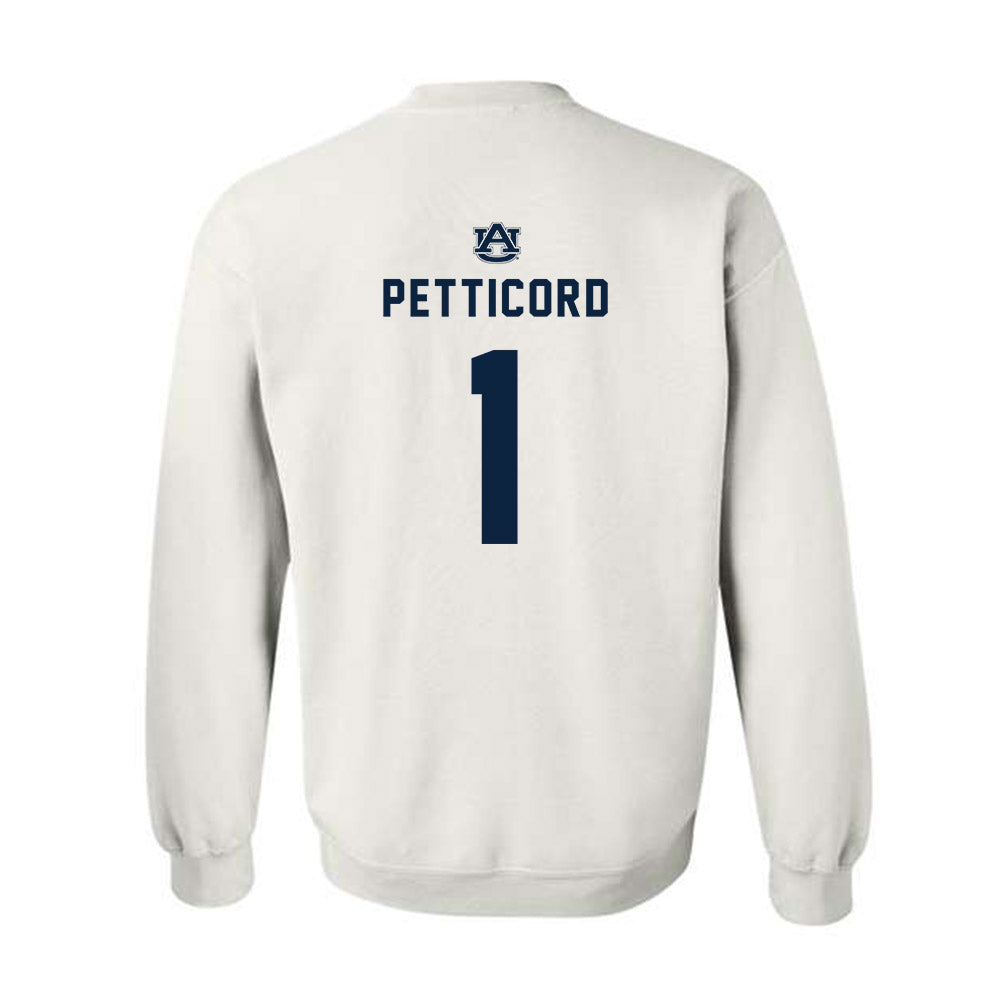 Auburn - NCAA Women's Basketball : Mya Petticord - Replica Shersey Crewneck Sweatshirt-1