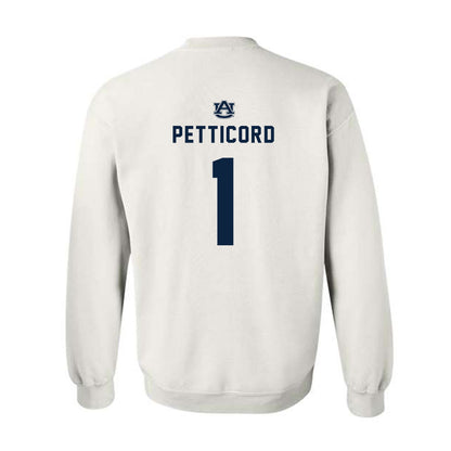 Auburn - NCAA Women's Basketball : Mya Petticord - Replica Shersey Crewneck Sweatshirt-1