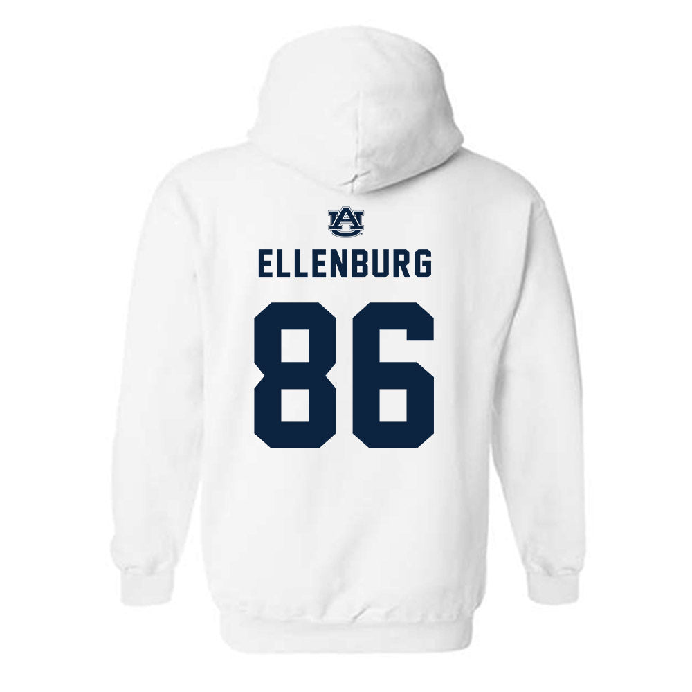 Auburn - NCAA Football : Jack Ellenburg - Replica Shersey Hooded Sweatshirt-1
