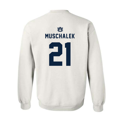 Auburn - NCAA Men's Basketball : Blake Muschalek - Replica Shersey Crewneck Sweatshirt