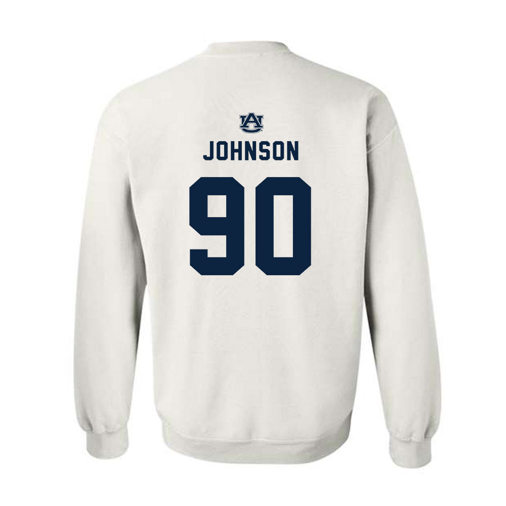 Auburn - NCAA Football : Nathan Johnson - Replica Shersey Crewneck Sweatshirt-1