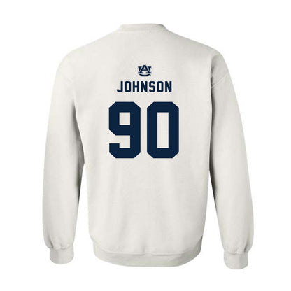 Auburn - NCAA Football : Nathan Johnson - Replica Shersey Crewneck Sweatshirt-1