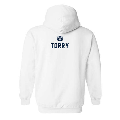 Auburn - NCAA Women's Gymnastics : Brynn Torry - Replica Shersey Hooded Sweatshirt-1
