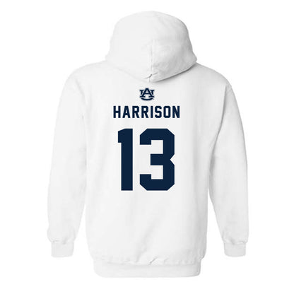 Auburn - NCAA Softball : Ella Harrison - Replica Shersey Hooded Sweatshirt-1