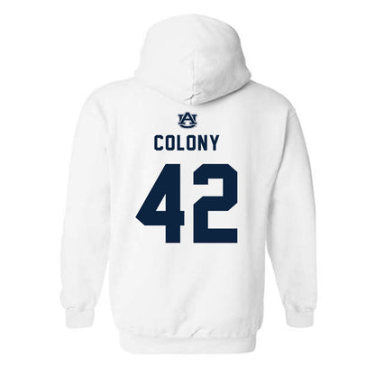 Auburn - NCAA Football : Cole Colony - Replica Shersey Hooded Sweatshirt-1