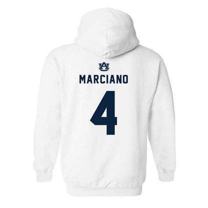 Auburn - NCAA Baseball : Jake Marciano - Replica Shersey Hooded Sweatshirt-1
