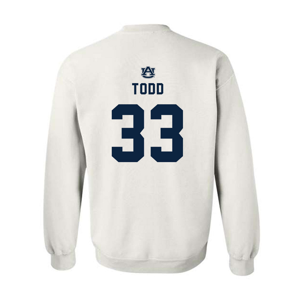 Auburn - NCAA Football : Kamari Todd - Replica Shersey Crewneck Sweatshirt-1