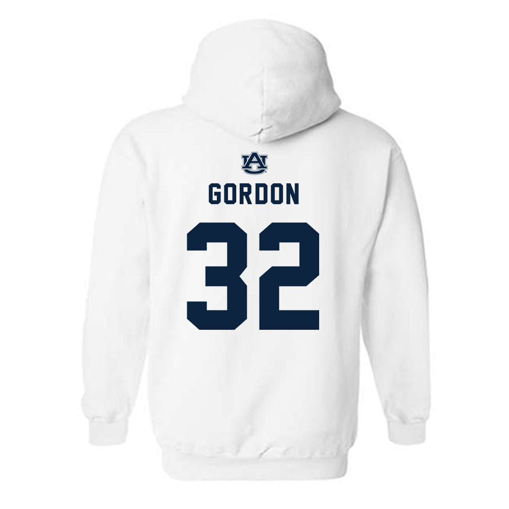 Auburn - NCAA Women's Soccer : Kelly Gordon - Replica Shersey Hooded Sweatshirt-1