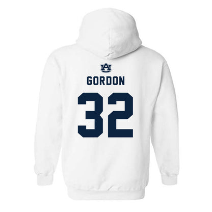 Auburn - NCAA Women's Soccer : Kelly Gordon - Replica Shersey Hooded Sweatshirt-1