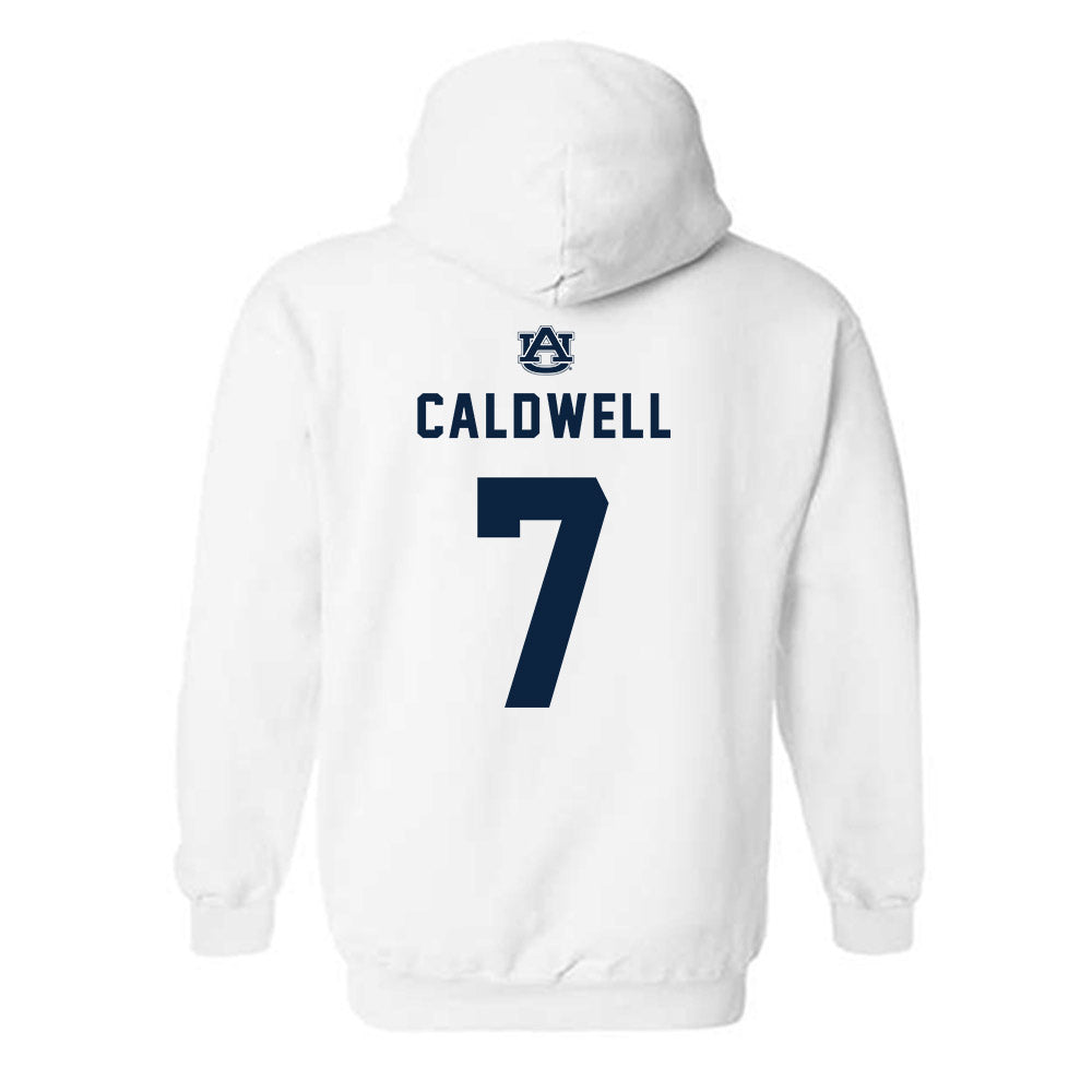 Auburn - NCAA Women's Soccer : Ava Caldwell - Replica Shersey Hooded Sweatshirt-1