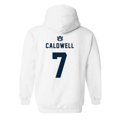 Auburn - NCAA Women's Soccer : Ava Caldwell - Replica Shersey Hooded Sweatshirt-1