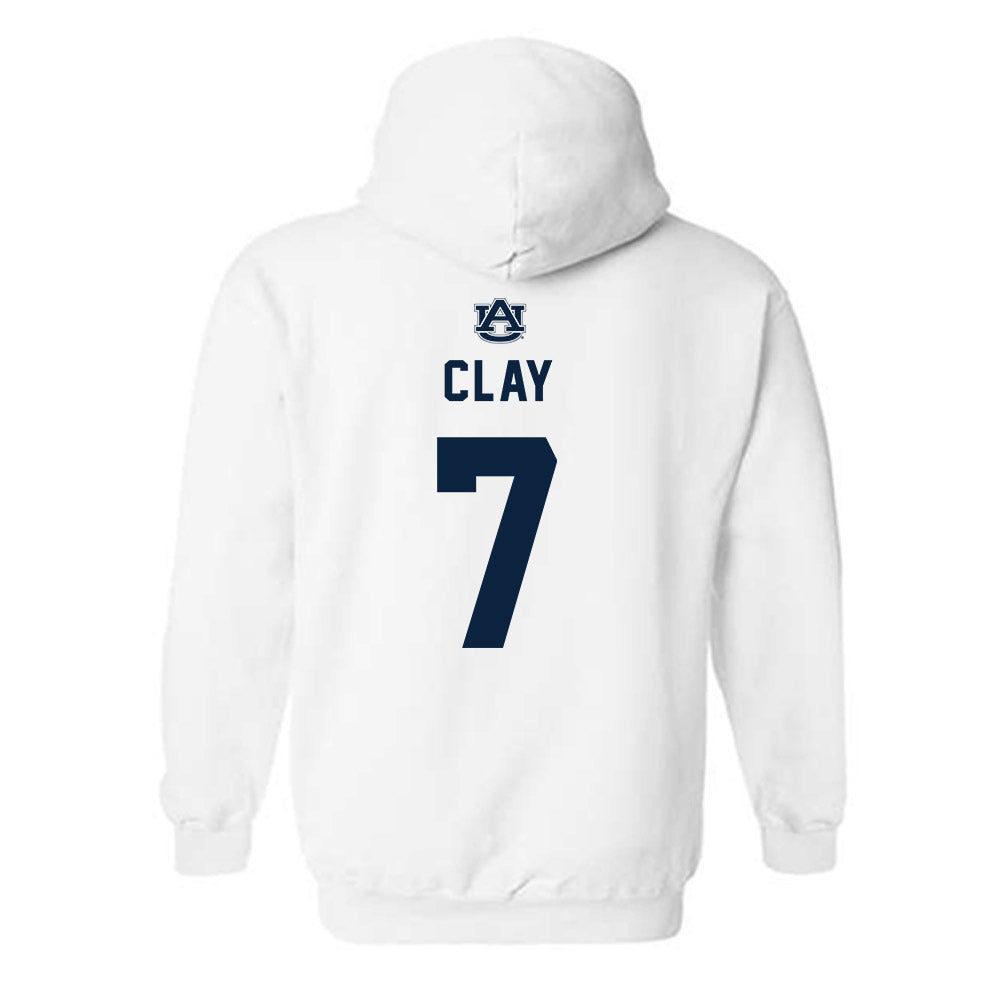 Auburn - NCAA Baseball : Todd Clay - Replica Shersey Hooded Sweatshirt-1