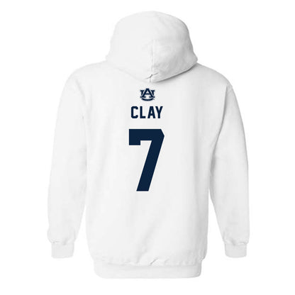 Auburn - NCAA Baseball : Todd Clay - Replica Shersey Hooded Sweatshirt-1
