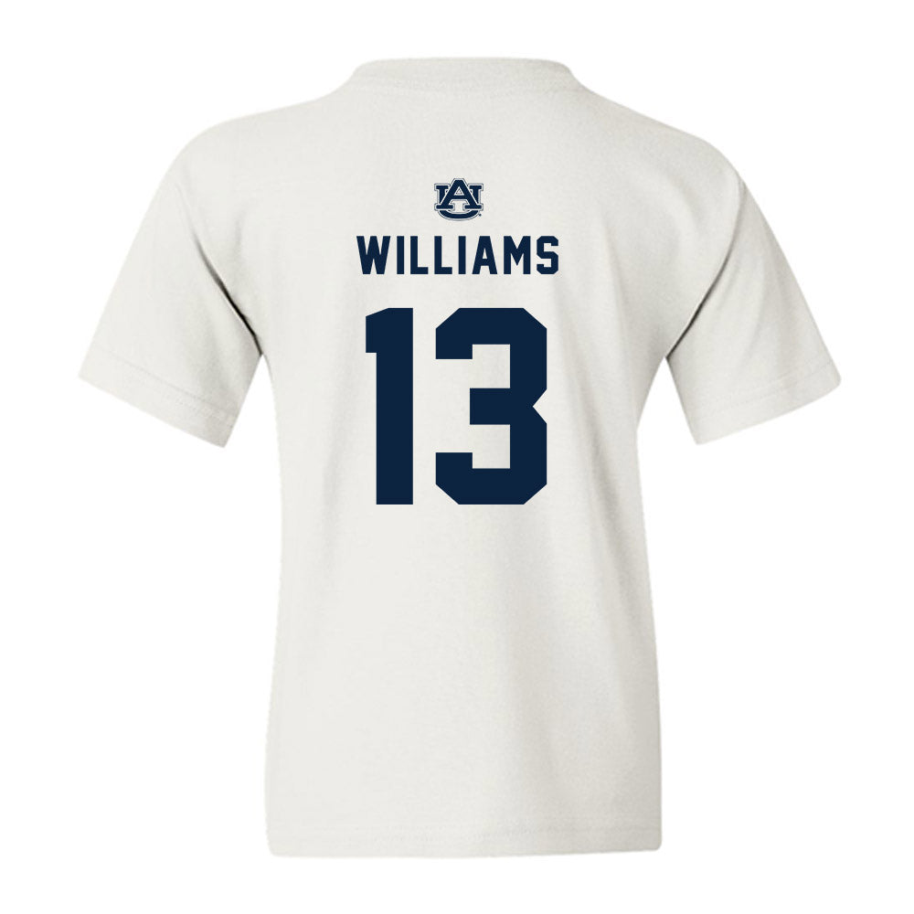 Auburn - NCAA Men's Basketball : Corey Williams - Replica Shersey Youth T-Shirt-1