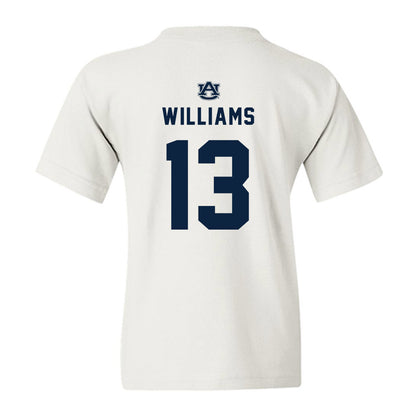 Auburn - NCAA Men's Basketball : Corey Williams - Replica Shersey Youth T-Shirt-1