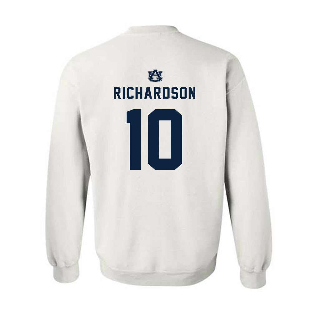 Auburn - NCAA Women's Basketball : Sania Richardson - Replica Shersey Crewneck Sweatshirt-1