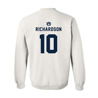 Auburn - NCAA Women's Basketball : Sania Richardson - Replica Shersey Crewneck Sweatshirt-1