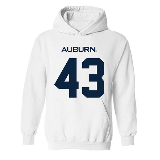 Auburn - NCAA Baseball : Alex Petrovic - Replica Shersey Hooded Sweatshirt