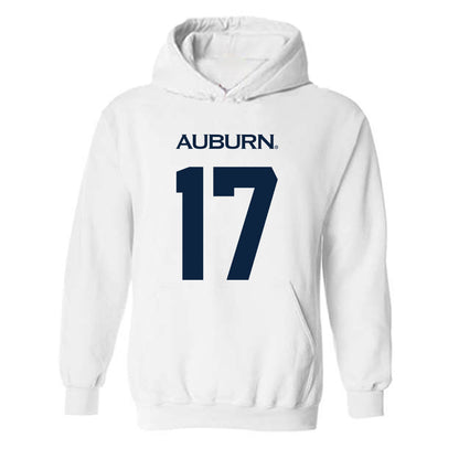 Auburn - NCAA Men's Basketball : Mantas Rubstavicius - Replica Shersey Hooded Sweatshirt-0