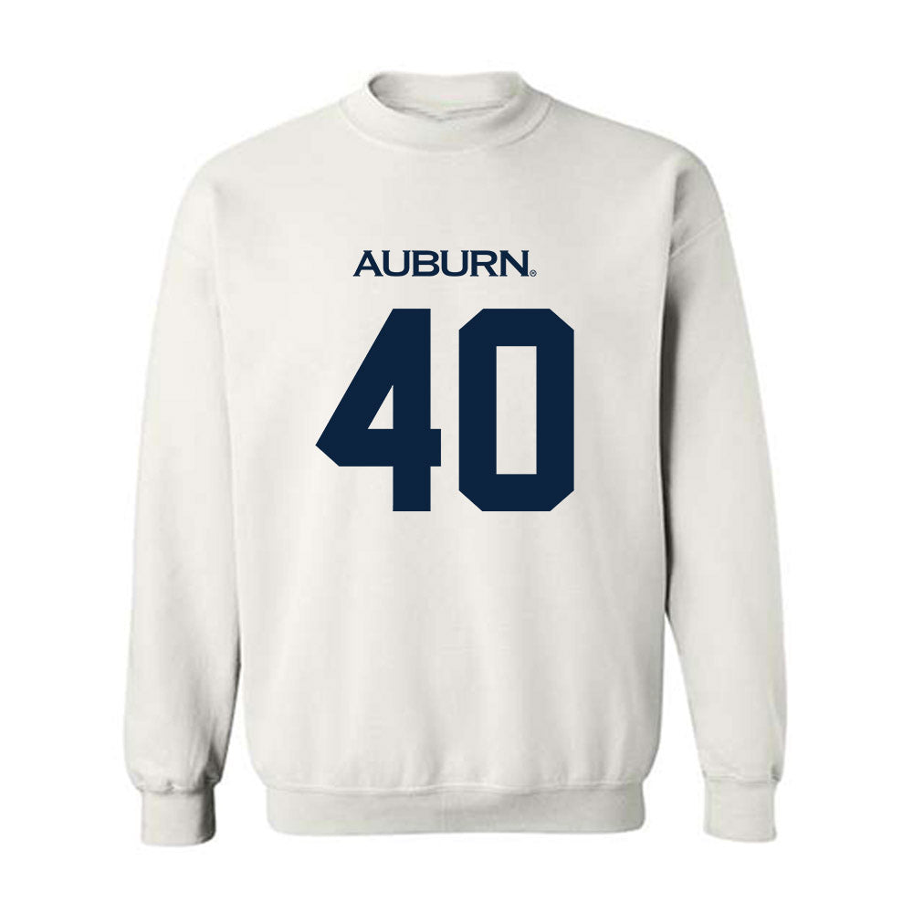 Auburn - NCAA Baseball : Wade Shelley - Replica Shersey Crewneck Sweatshirt-0