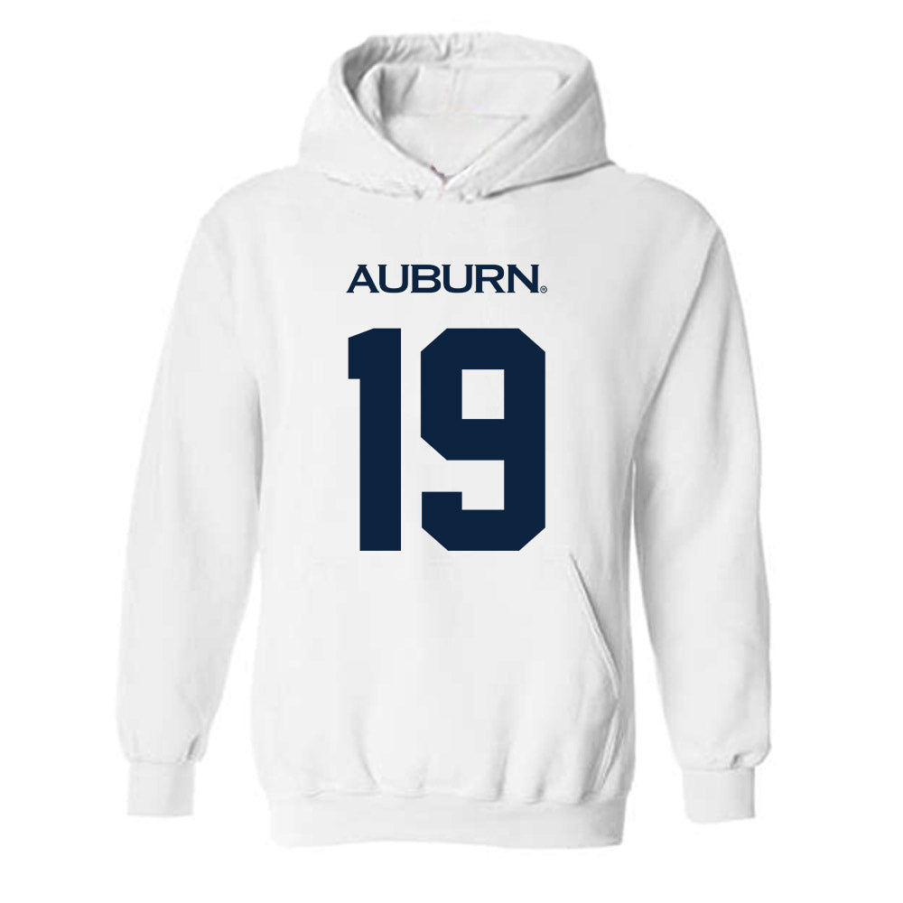 Auburn - NCAA Football : Rhys Brush - Replica Shersey Hooded Sweatshirt-0