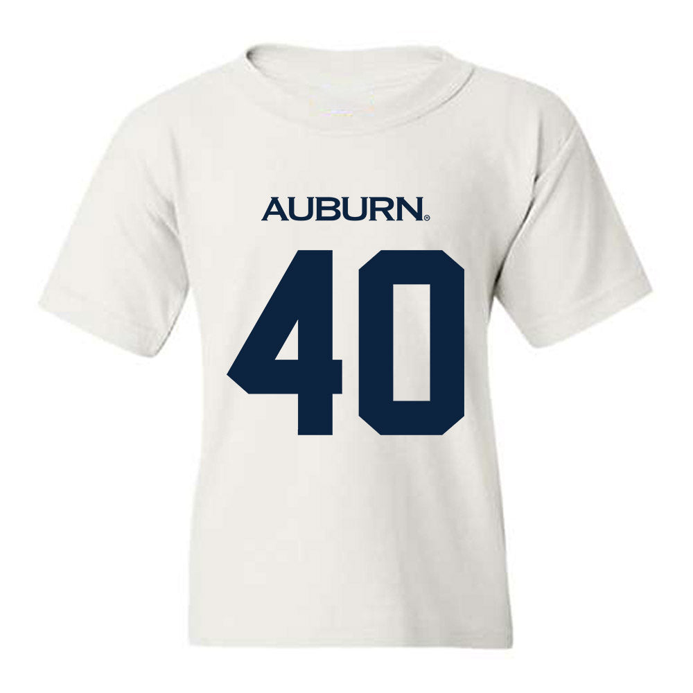 Auburn - NCAA Baseball : Wade Shelley - Replica Shersey Youth T-Shirt-0