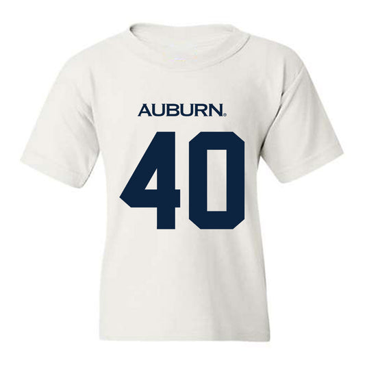Auburn - NCAA Baseball : Wade Shelley - Replica Shersey Youth T-Shirt-0
