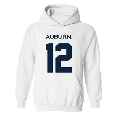 Auburn - NCAA Baseball : Garrett Brewer - Replica Shersey Hooded Sweatshirt-0